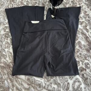 Black Aerie offline flare leggings